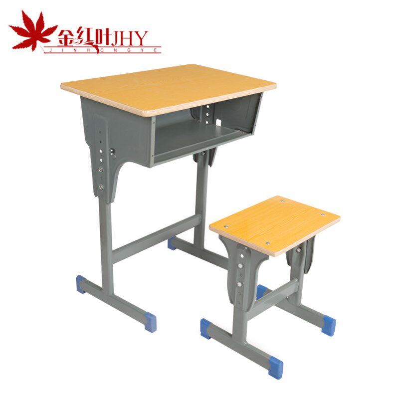 学生课桌椅厂家直销单双人可升降课桌椅辅导培训班中小学校课桌椅