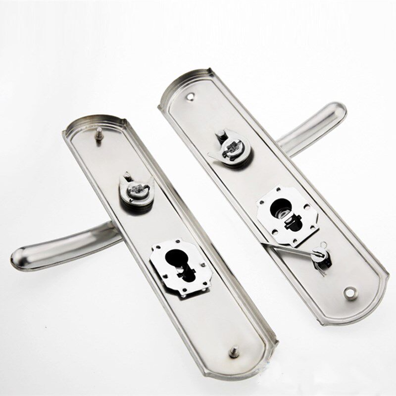 老式大门锁拉手防盗门锁把手室内房门装甲门锁入户家用套装