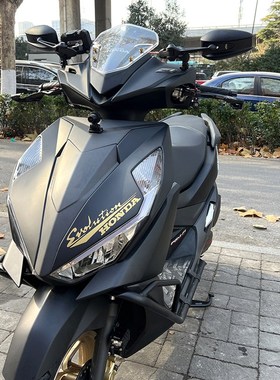 AOS4白色镜面后视镜九号F90m N70c 小牛UQI N1S电动车改装反光镜