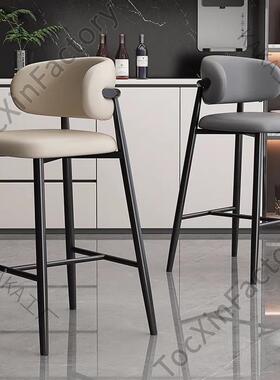 LCP2高脚椅轻奢风吧椅铁艺酒吧椅咖啡吧台凳岛台现代简约吧台
