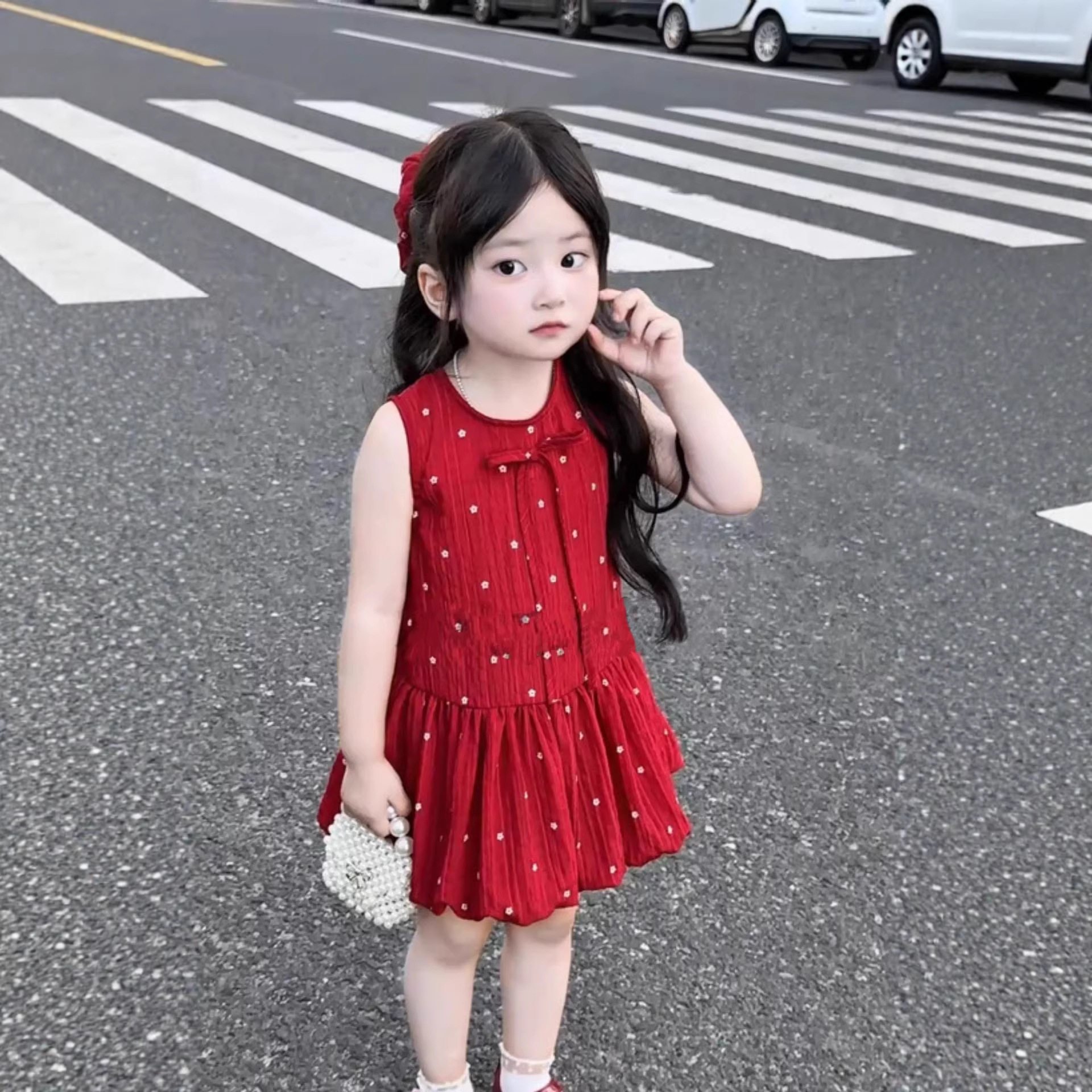 童装女童连衣裙夏2026新款蝴连衣裙