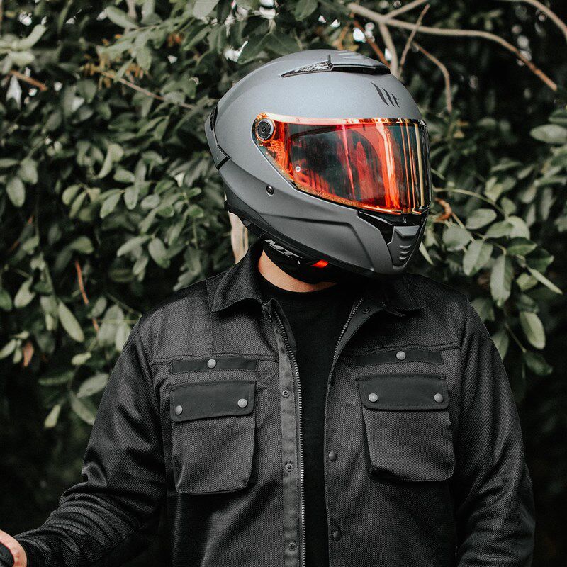 新款夏季摩托车骑行服装备透气防摔网眼男夹克机车夹克拉力服