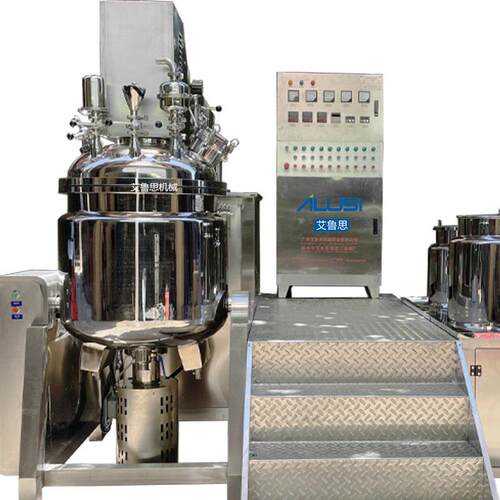 AV-2化00L液压AVE-200L升降式真空乳化机妆品面霜高剪切质搅拌均