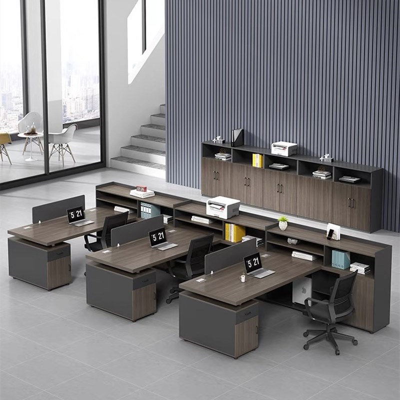 财务办公b桌双人位面对面职员桌椅组合简约现代主管经理桌家具