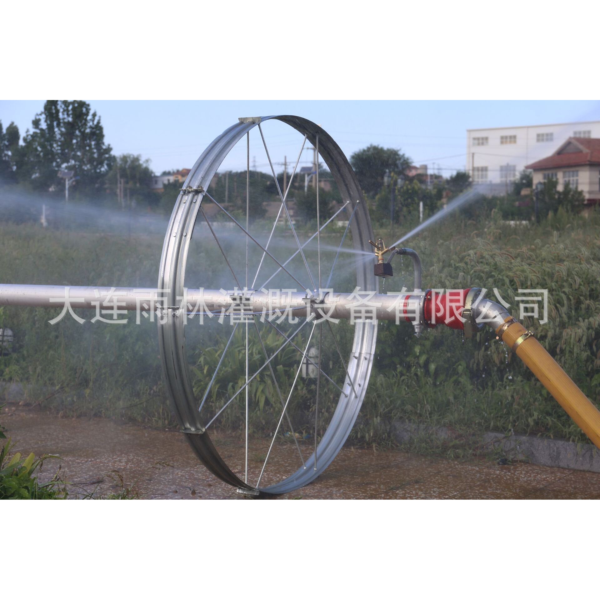 雨林线下厂家供应滚移式喷灌机浇灌机喷灌设备排灌机械厂家