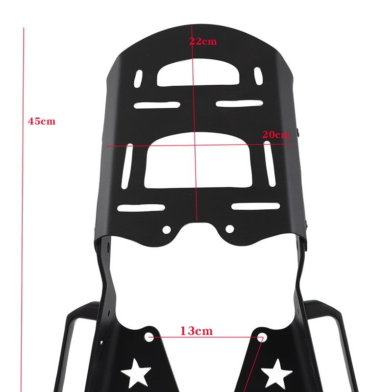 适用电摩小猴子M3后货架加固尾箱外卖货架M5小怪兽Z6加重行李托架