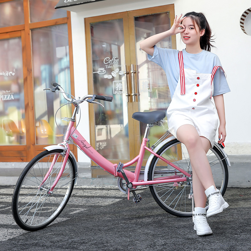 永久新款可折叠自行车超轻便携女式成年大人学生女士轻便单车女款