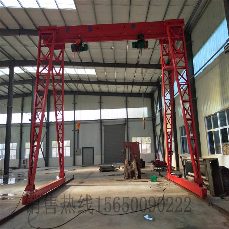 MH型5吨起升9米移动龙门吊单梁起重机 可定做电动单梁门式起重机