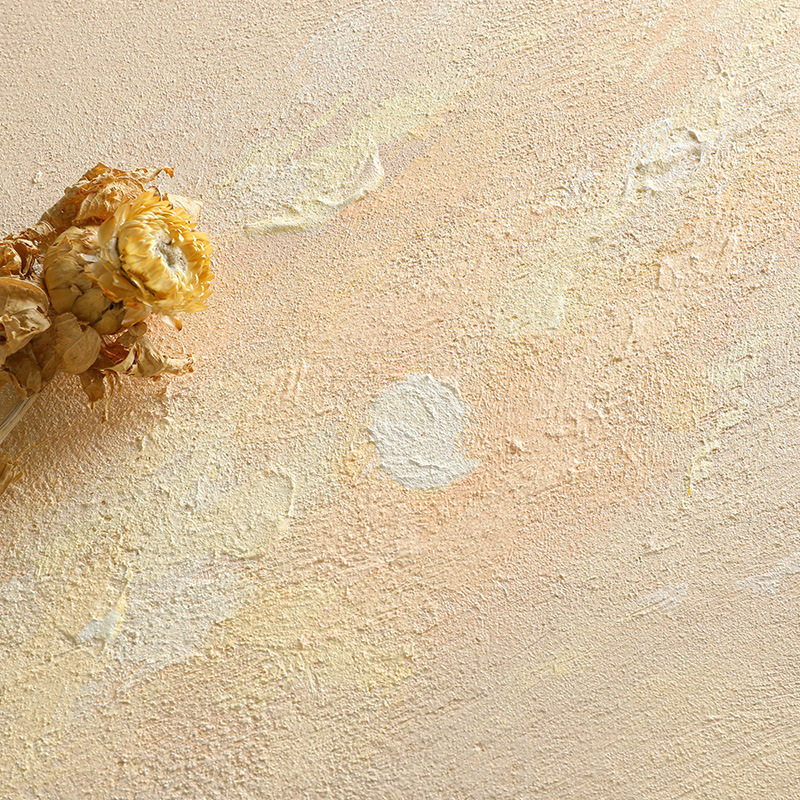 手绘油画《温柔潮汐》奶油风装饰画客厅挂画玄关竖版纯手工画