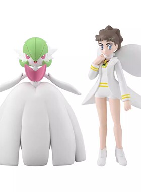 万代 食玩 宝可梦比例世界  超级沙奈朵 卡露妮 MEGA 卡洛斯 地区