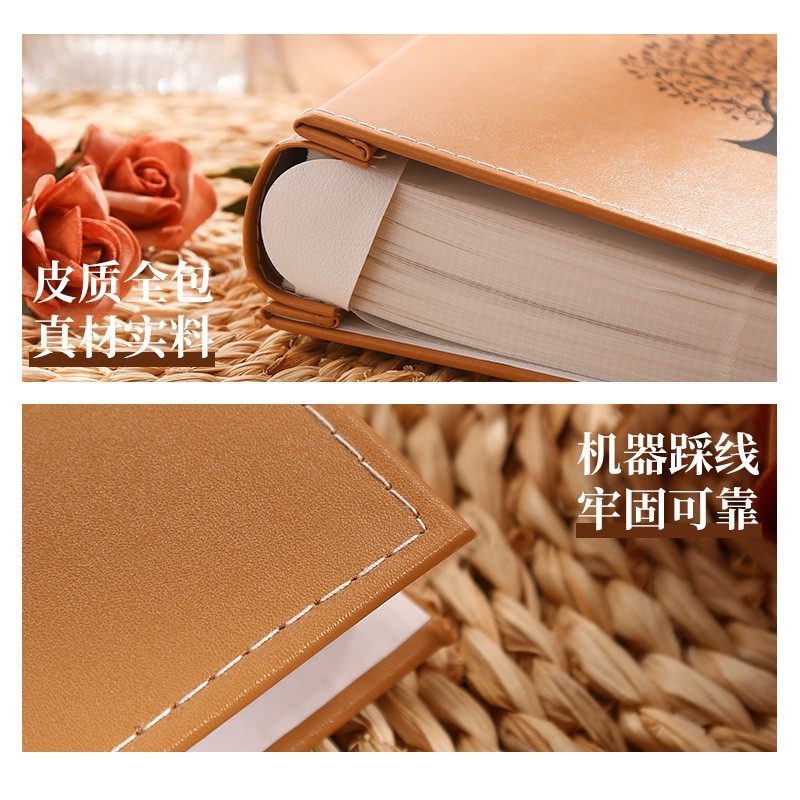 相册本纪念册家庭版大容量插页式6寸情侣款影集800张竖版