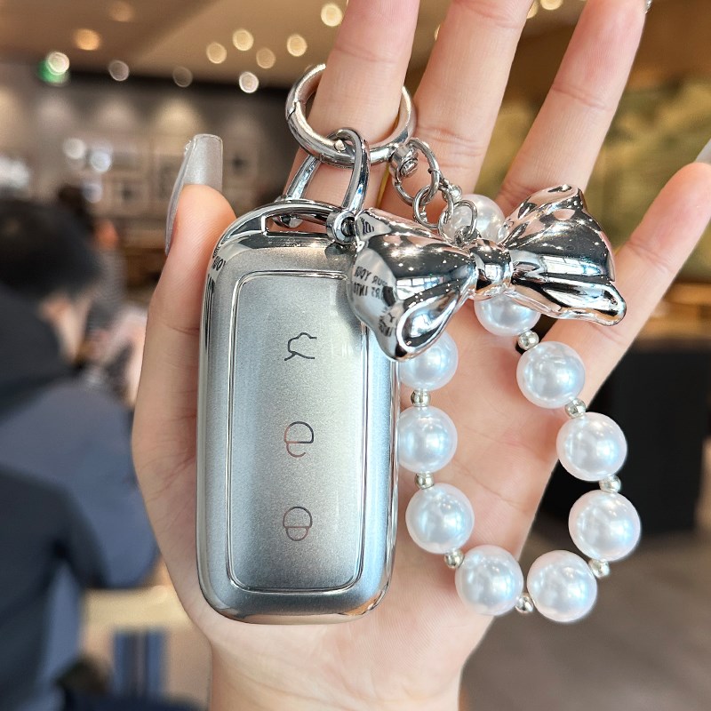 适用2024款吉利E5钥匙套24新款女L6E8车maxl7星舰7壳