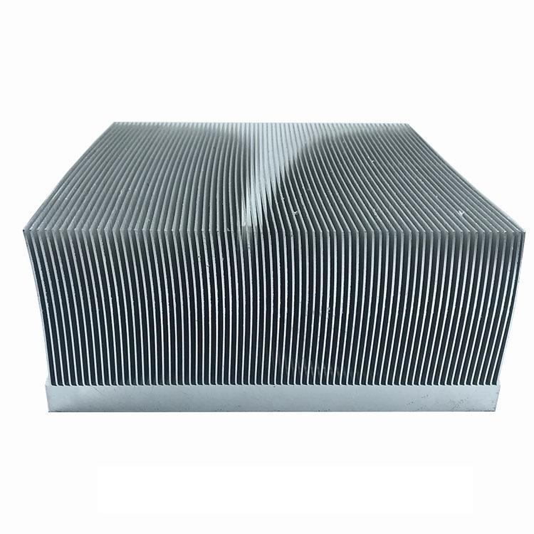 加工精密五金铲齿散热器大功率高密齿散热器灯具舞台灯散热片加工