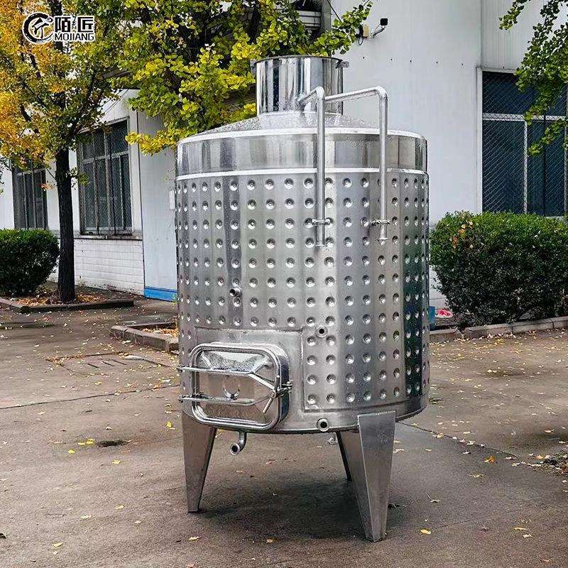 304不锈钢发酵罐 1吨白钢自酿酒设备 粮食储酒容器