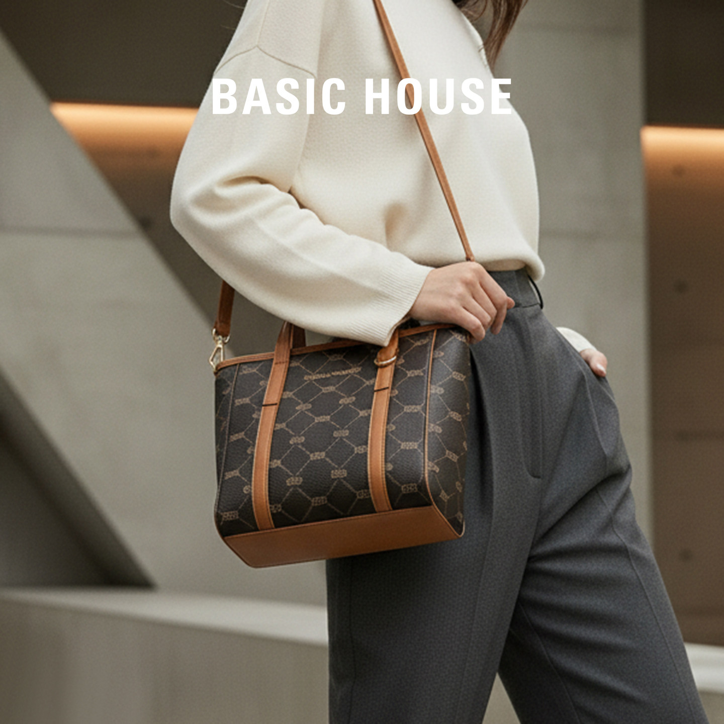 百家好小托特包女士2026新款菜篮子包手提包包单肩斜挎百搭通勤包