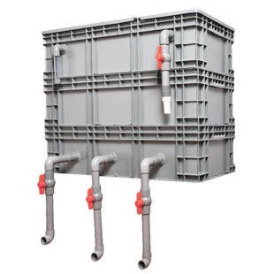 鱼缸鱼池过滤周转箱户外锦鲤水池滴流上滤大型水循环沼泽过滤设备