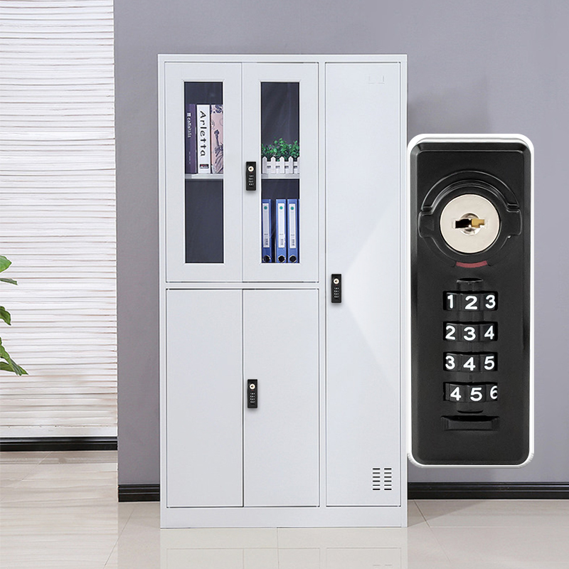 自动归零文件柜i门机械密码锁健身房浴室更衣储物柜台球存杆柜门