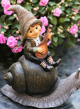 户外花园庭院树脂乌龟蜗牛小动物摆件别墅园艺创意装饰品景观雕塑