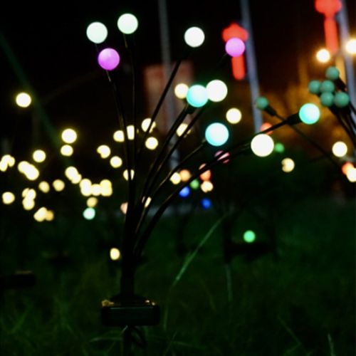 太阳能萤火虫灯户外防水花园庭院阳台布置院子景观亮化氛围草坪灯