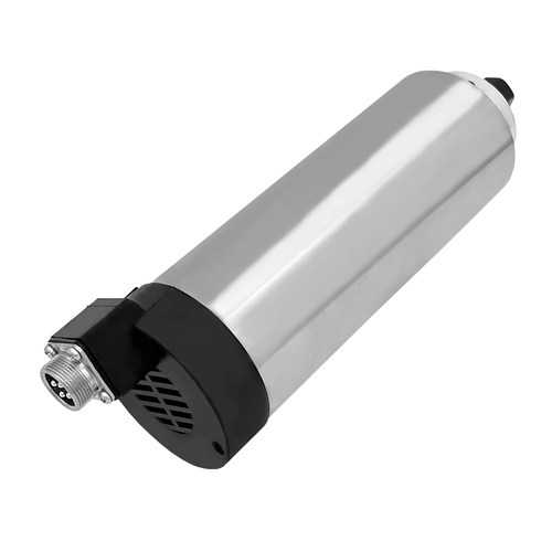 雕刻机主轴电机圆形风冷核雕0.8KW变频木材钻孔配件