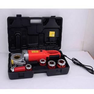 管道套丝机电动钢管水管套丝切管机快速锁定开牙机电动切管套丝机