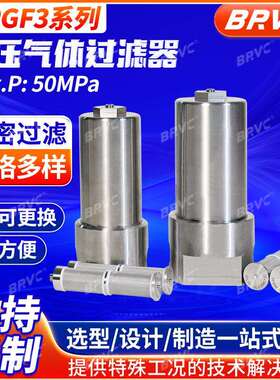高压气体过滤器HPGF3气源滤水器气水分离器空压机除水分离设备