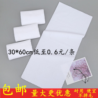 50条一次d性白毛巾理发足疗洗浴宾馆家用清洁擦机器抹布吸水不掉