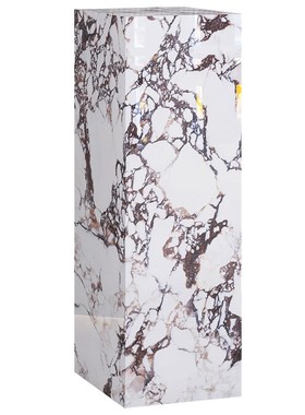 欧式时尚奢石岩板花架酒店展厅茶室高档大理石雕塑摆件底座装饰台