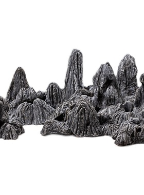 创意造景配件假山石家用微景观绿植园艺装饰生态小石头个性化摆件