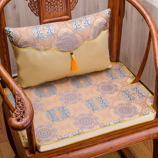 古韵风格红实木沙发垫中式家具座垫官帽皇宫圈椅海绵棕垫定做套装