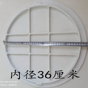 玻璃钢化粪池井盖人孔检查口观察口带锁扣盖子污水处理渗水井盖子