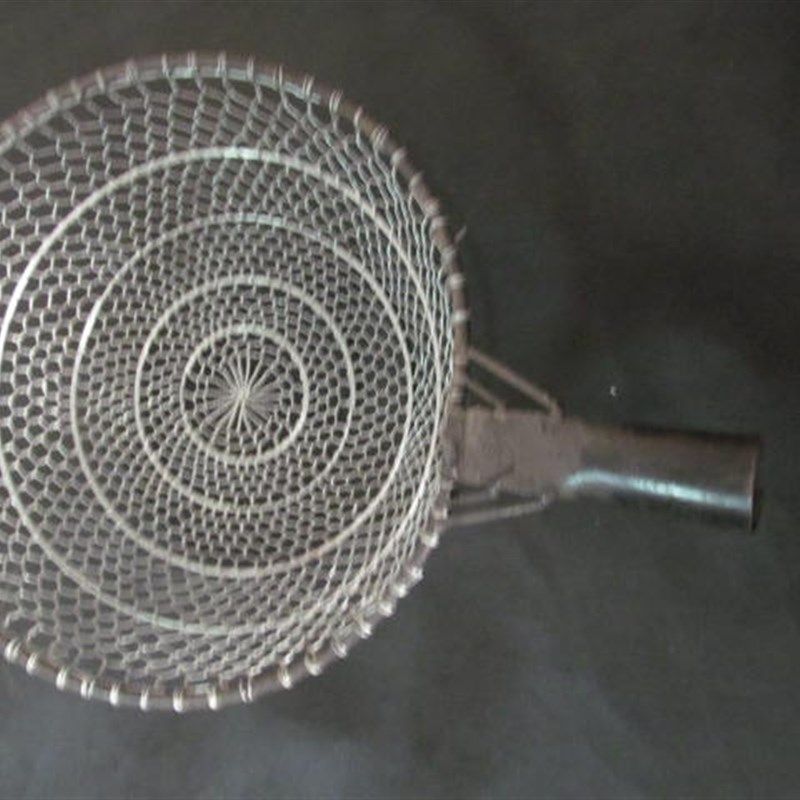 超大加粗加密铁丝线漏钢丝篱C大漏勺炸喱滤网面条油渣捞