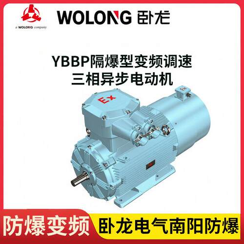 卧龙电气南阳CNEYBBP-100L2-43W隔爆变频电机IMB3/B5/V1/B35等