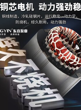 东音2-15m深井泵100QJ高扬程深井潜水泵家用井水抽水机220v灌溉