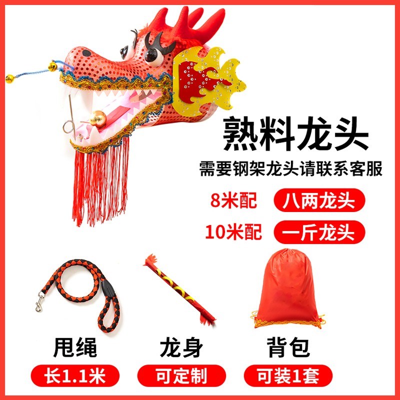 舞龙彩带健身成人中老年健身初学彩带表演道具中国传统烫金手甩龙