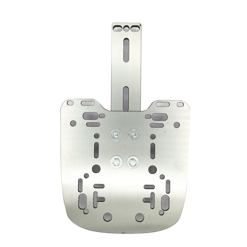 电动车尾箱改装支架增高后备箱防遮挡尾灯z字折弯组合不锈钢压条