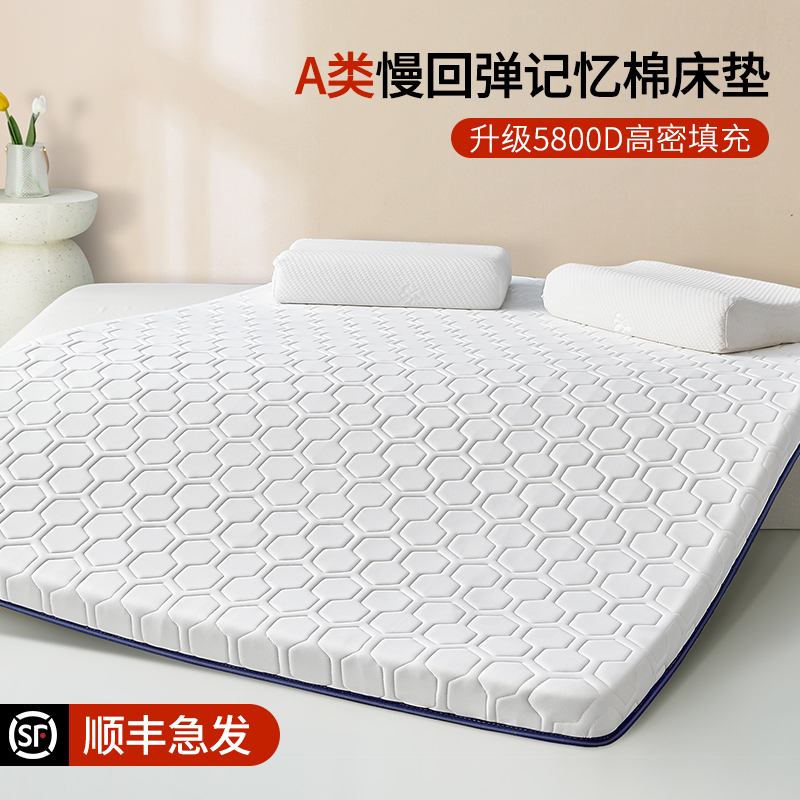 记忆棉床垫软垫家用卧室海绵垫租房薄款褥子床褥垫榻榻米垫子