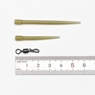 佑宇防缠胶管欧式钓组qc转环Q型八字环钩针钓鲤鱼草鱼欧式钓配件