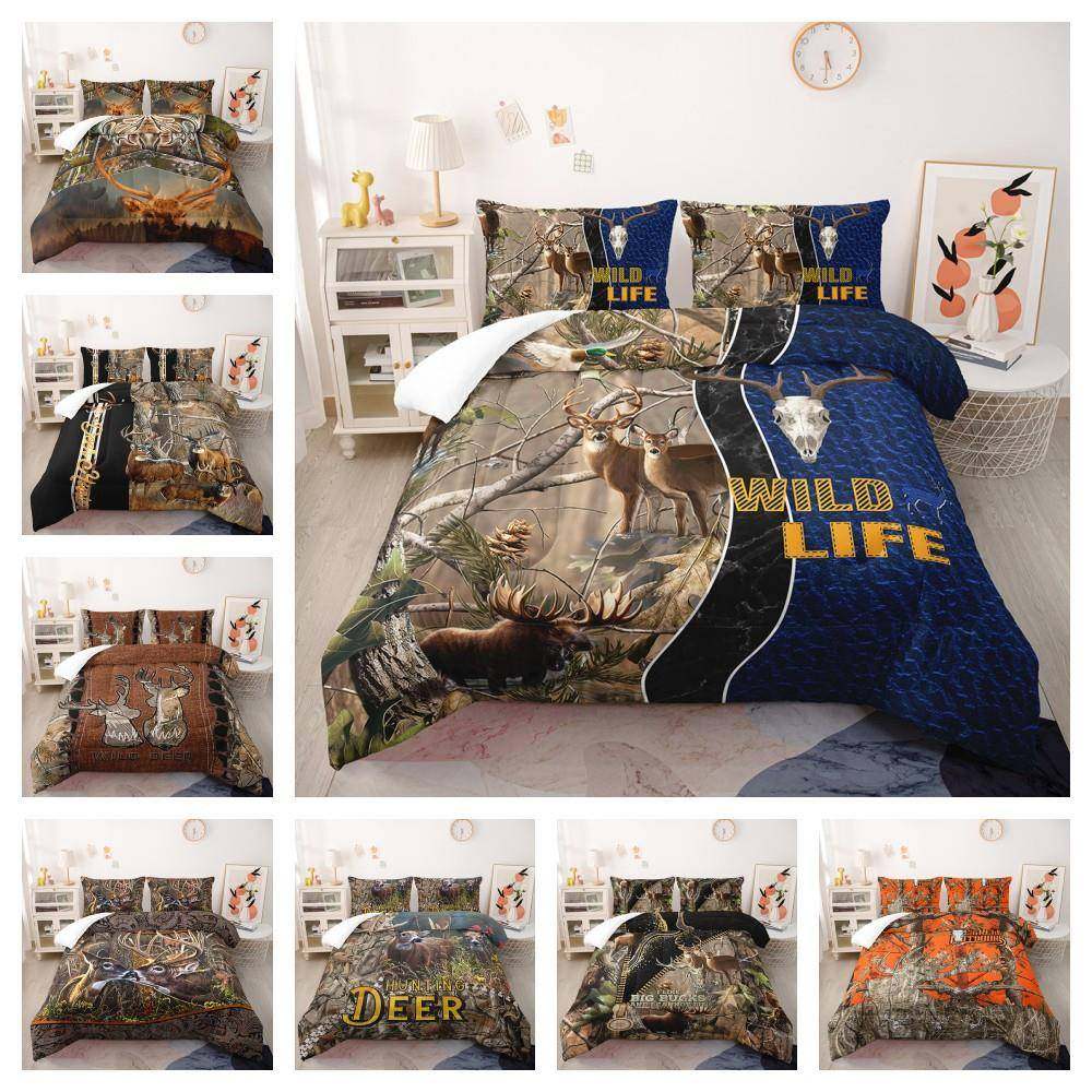 胖被子森林鹿动物夏被欧美外贸羽丝棉数码印花被褥,自行车/骑行装备/零配件,更多零件/配件,淘宝优惠券,粉丝福利购,淘宝优惠卷