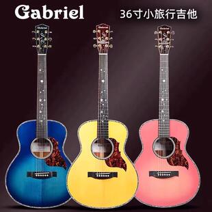 Gabriel加百列小吉他GR-mini5536寸全单板木琴旅行民谣加振电箱