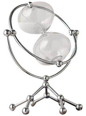 轻奢高档可翻转沙漏摆件计时器客厅书房办公室桌面现代家居装饰品