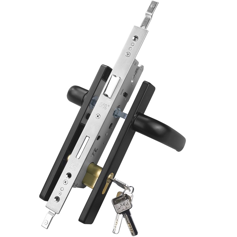 断桥铝合金门锁 老式入o户50型平开8520/9228执手锁体拉手锁具配