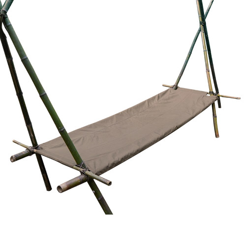 野人bushcraft户外野营多功能TC棉担架吊床防风挡风墙露营行军床