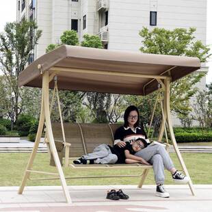 户外秋千吊椅庭院双人吊篮农家小院秋千摇摆椅子户外家具直销