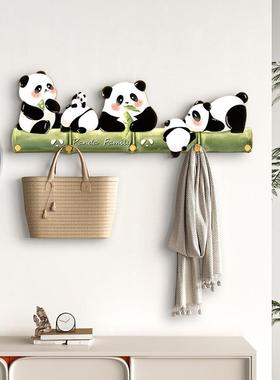 奶油风白色挂钩衣帽钩入户进门玄关免打孔置物挂架墙壁上钥匙排钩