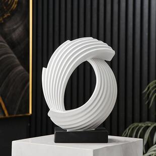 高颜值现代简约艺术财源滚滚家居摆件客厅玄关酒柜办