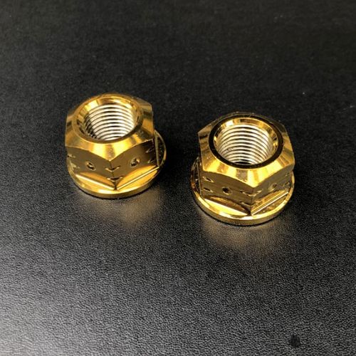 电动车改装件螺丝烧钛不锈钢螺母细牙电机全顺豫玛电机螺母M16M18