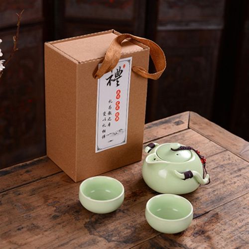 陶瓷小杯子茶具磨砂盖碗简约随手礼家用功夫茶具套装进店开业礼品