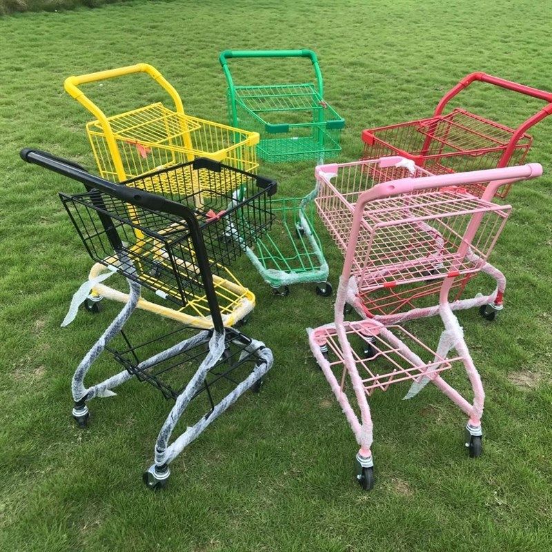 超市双层网红购物车 Ktv 摆摊 零食店 便利店购物车 网红购物车,商业/办公家具,购物车,淘宝优惠券,粉丝福利购,淘宝优惠卷