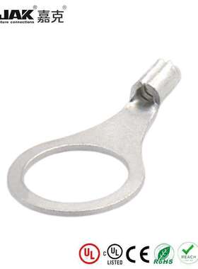 RNB1.25-8 JAK紫铜鼻子 O型接线端子裸端头电线连接器有认证KST